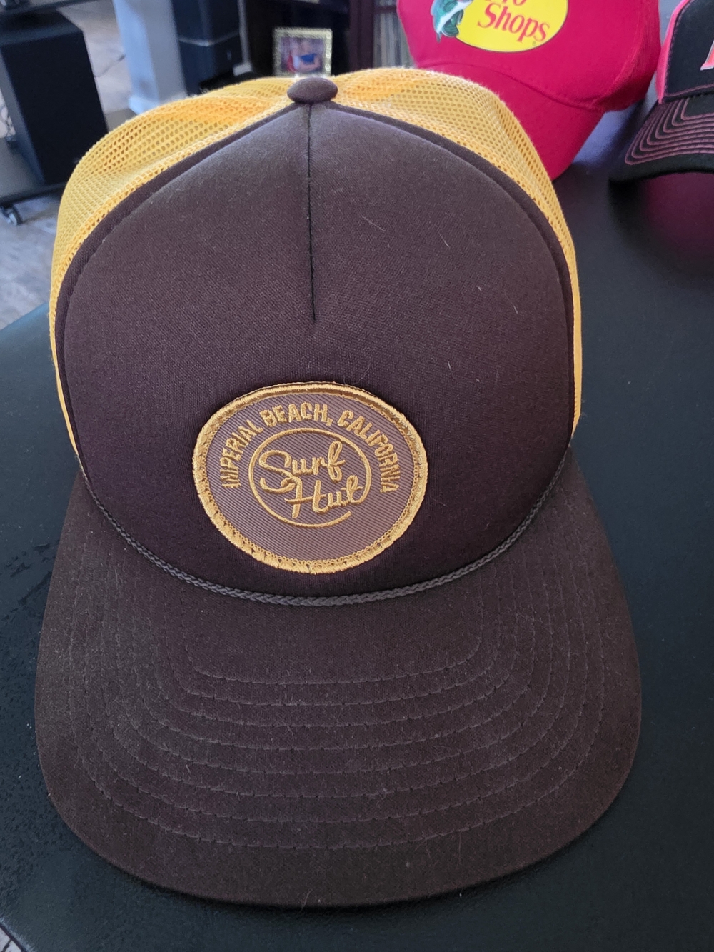 Surf Hut Imperial Beach Padres Brown & Yellow Trucker Hat